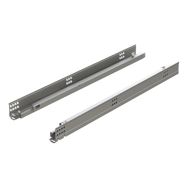 Blum 9in Softclose 7/8 Extension Zinc Tandem Edge Drawer Slide, 75 Lbs